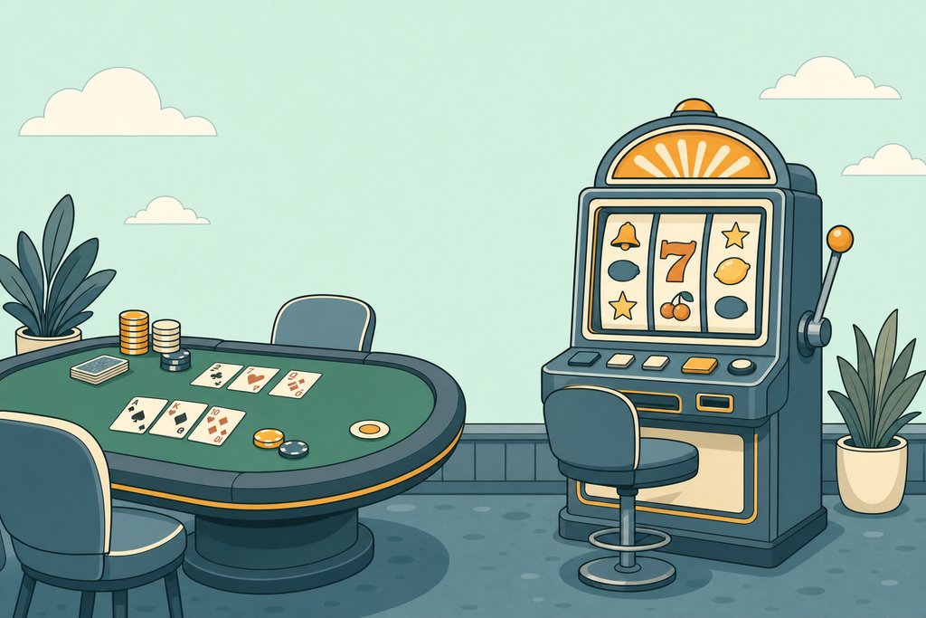 Table games vs slot games: how they really compare